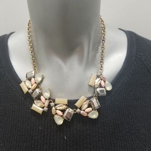J. Crew Statement Necklace Stones Pastels